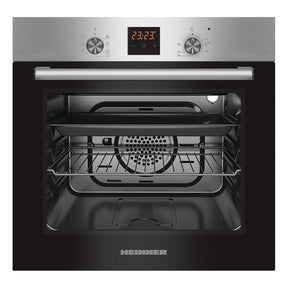 Heinner Einbaubackofen HBO-S567LDTGC-IX – 56 Liter – Heißluft – Grill – LED – Produktfoto
