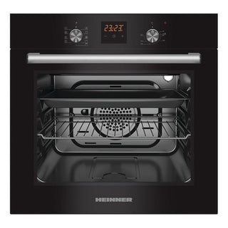 Heinner HBO-S569LDTGC-GBK Einbaubackofen – 56 Liter – Heißluft – Grill – Digital – Schwarz