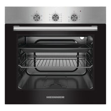Heinner Einbaubackofen HBO-S624LTG-IX – 62 Liter – Heißluft – Grill
