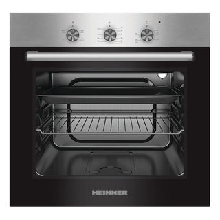 Heinner Einbaubackofen HBO-S624LTG-IX – 62 Liter – Heißluft – Grill