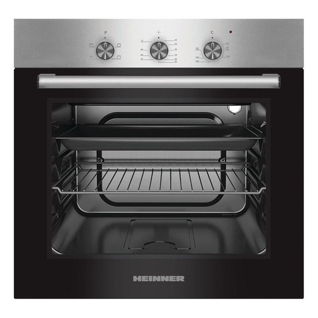 Heinner Einbaubackofen HBO-S624LTG-IX – 62 Liter – Heißluft – Grill – Produktfoto