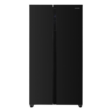 Heinner Amerikanischer Kühlschrank HSBS-H442NFBKE – 442L – schwarz – Energieeffizienzklasse E – Produktfoto