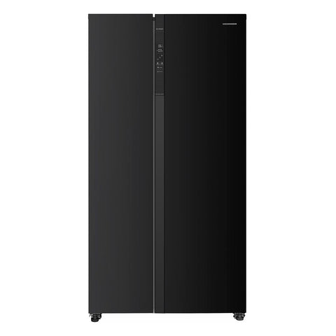 Heinner Amerikanischer Kühlschrank HSBS-HM532NFBKE – 532L – No Frost – Eco-Funktion – Schwarz – Bedienfeld