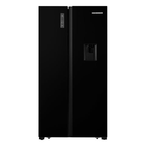 Heinner Amerikanischer Kühlschrank HSBS-HS519NFBKWDE – 519L – Wasserspender – Schwarz – Produktfoto