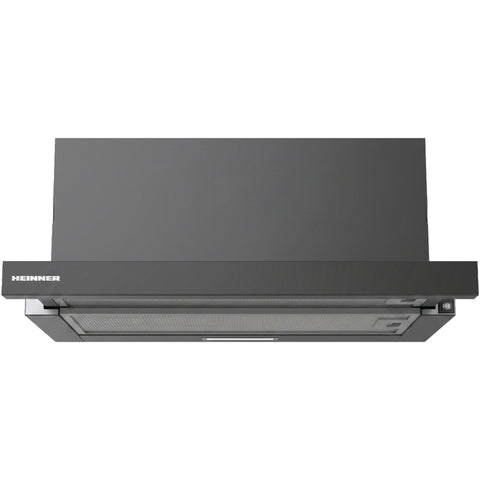 Heinner HTCH-MD600GBK Dunstabzugshaube – Energieeffizienzklasse B – Inox – Produktfoto