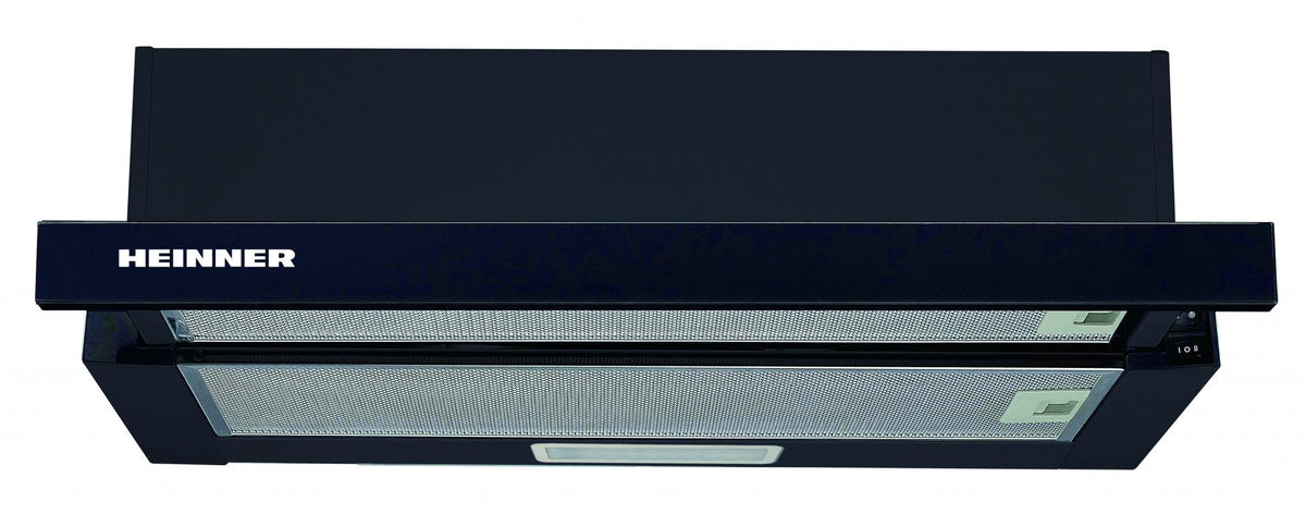 Heinner HTCH-440GBK Dunstabzugshaube – Energieeffizienzklasse C – Schwarz – Produktfoto