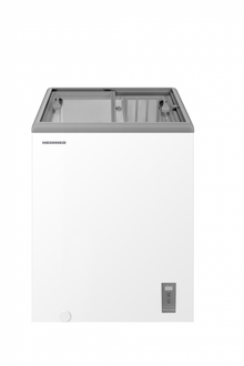 Heinner HSF-M82INVWHB Gefrier-/Kühlschrank – Truhe – 82 L – Glasschiebedeckel – konvertierbar