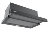 Heinner HTCH-MD600GBK Dunstabzugshaube – Energieeffizienzklasse B – Inox – Produktfoto