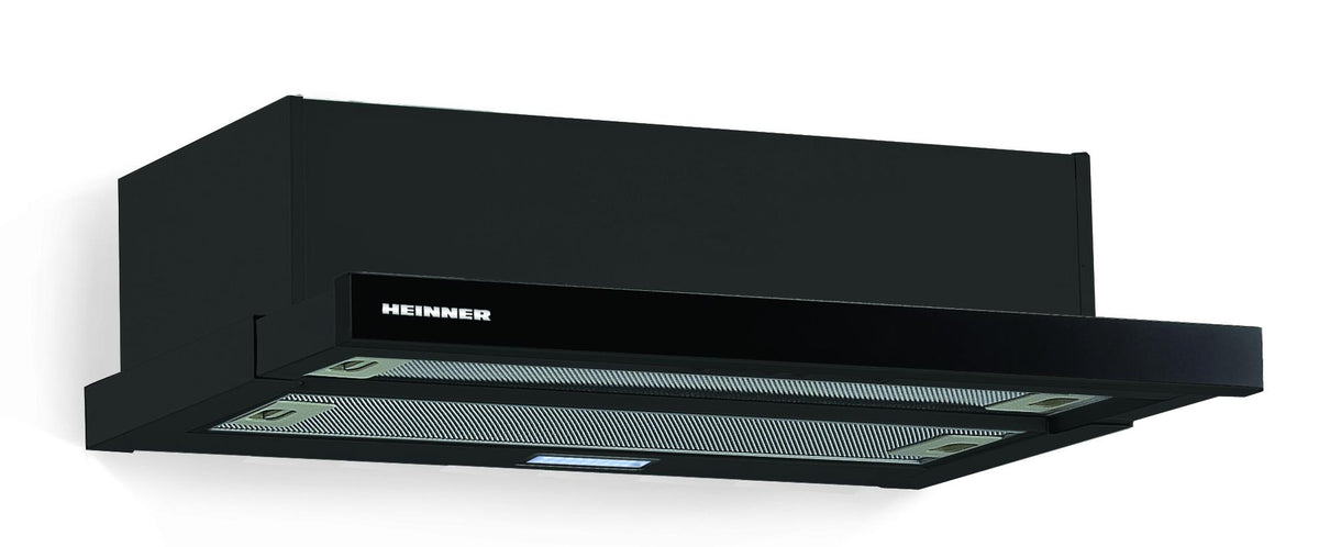 Heinner HTCH-490GBK Dunstabzugshaube – Energieeffizienzklasse C – schwarz – Produktfoto
