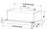 Heinner HTCH-F400IX Dunstabzugshaube – Energieeffizienzklasse B – Inox – Bild 12