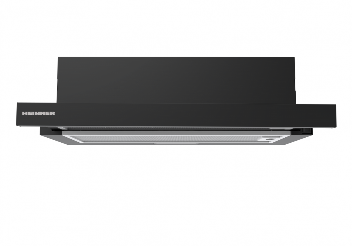 Heinner HTCH-MD400BK Dunstabzugshaube – Energieeffizienzklasse B – Inox – Produktfoto
