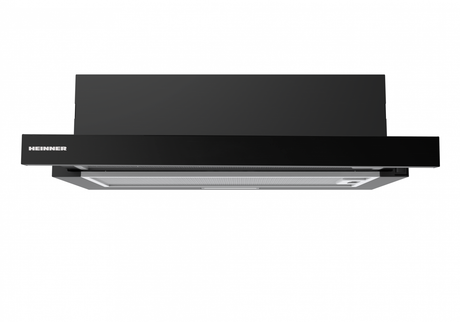 Heinner HTCH-MD400GBK Dunstabzugshaube – Energieeffizienzklasse B – Inox – Produktfoto