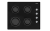 Heinner HBH-M402IEGBK Einbau-Gaskochfeld – 4 Brenner – schwarzes Glas