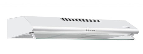 Dunstabzugshaube Heinner HCH-490-WH – Wandhaube – weiß – 3 Geschwindigkeiten – LED-Beleuchtung – Umluft – Produktfoto