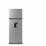 Heinner HF-HS205SWDE Standkühlschrank – 206 Liter – Wasserspender – Energieeffizienzklasse E – Silber – Produktfoto