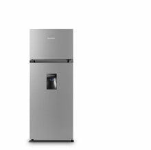 Heinner HF-HS205SWDE Standkühlschrank – 206 Liter – Wasserspender – Energieeffizienzklasse E – Silber