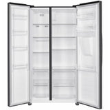 Heinner HSBS-HM439NFINVDGWDE++ Amerikanischer Kühlschrank mit Wasserspender 439 L – No Frost – Anthrazit – Bild 12
