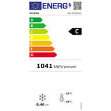 Heinner HSF-M255WHC Gefrier-/Kühlschrank – Truhe – 255 L – Glasschiebedeckel – konvertierbar – Energielabel