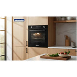 Heinner Einbau-Backofen HBO-M7212GCDRP-GBK – 72 Liter – 60 cm – Schwarzglas – Bild 8