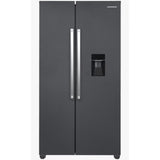 Heinner HSBS-HM439NFINVDGWDE++ Amerikanischer Kühlschrank mit Wasserspender 439 L – No Frost – Anthrazit – Bild 10